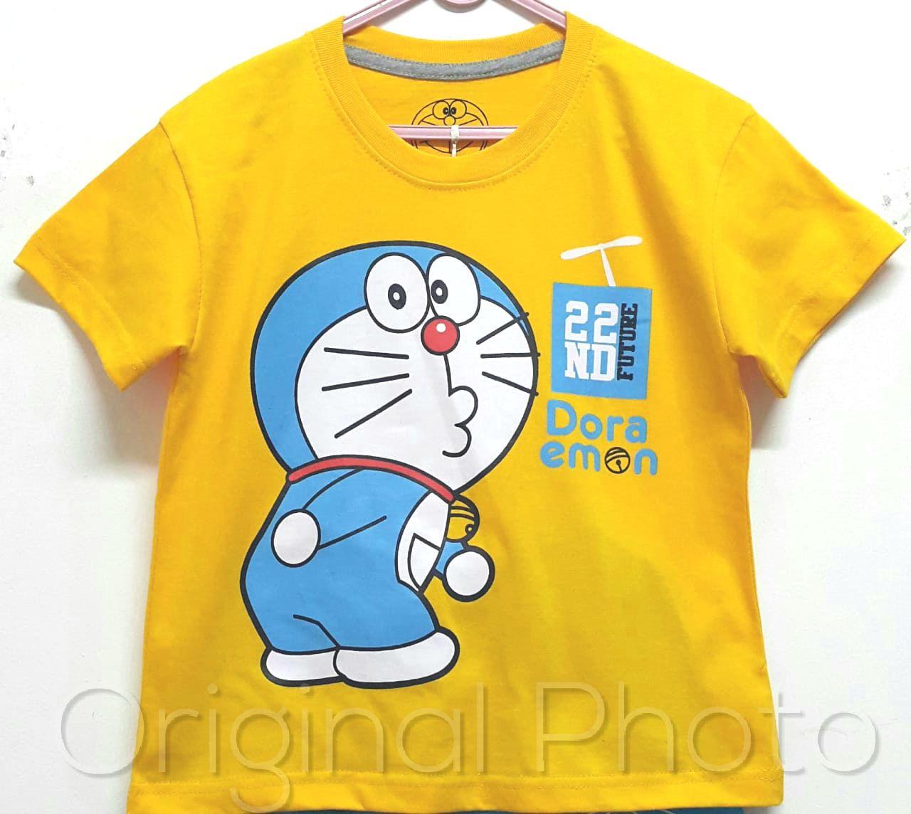 Kaos Anak Karakter - Doraemon Orange