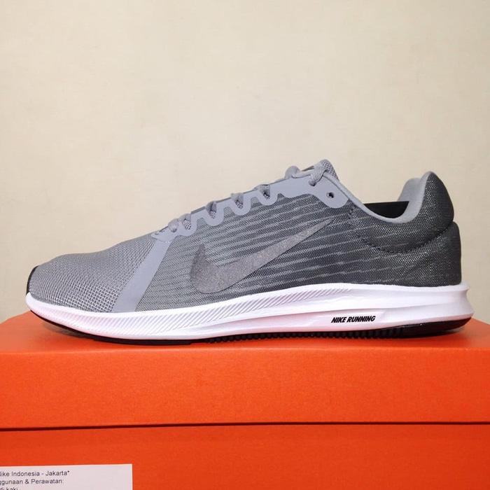 Sepatu Running/Lari Nike Downshifter 8 M Wolf Grey 908984-004 Original - gHbRMy