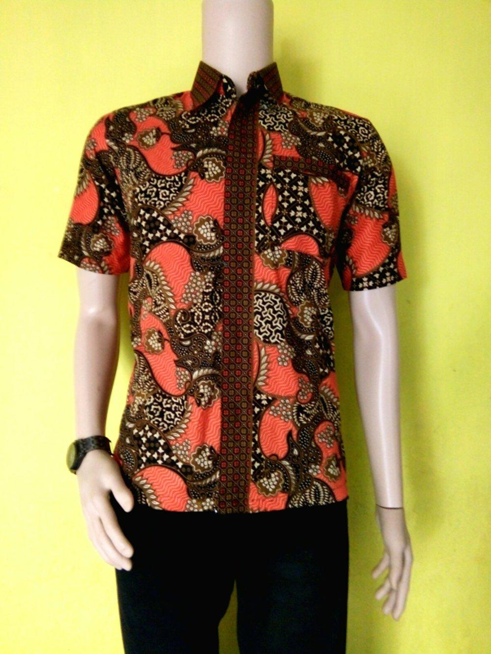 Kemeja Hem Batik Original Motif Sogan Solo 03 di lapak Batik Naza batik_naza