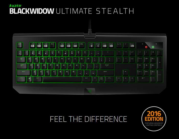 BEST SELLER - Keyboard Razer Blackwidow Ultimate Stealth 2016