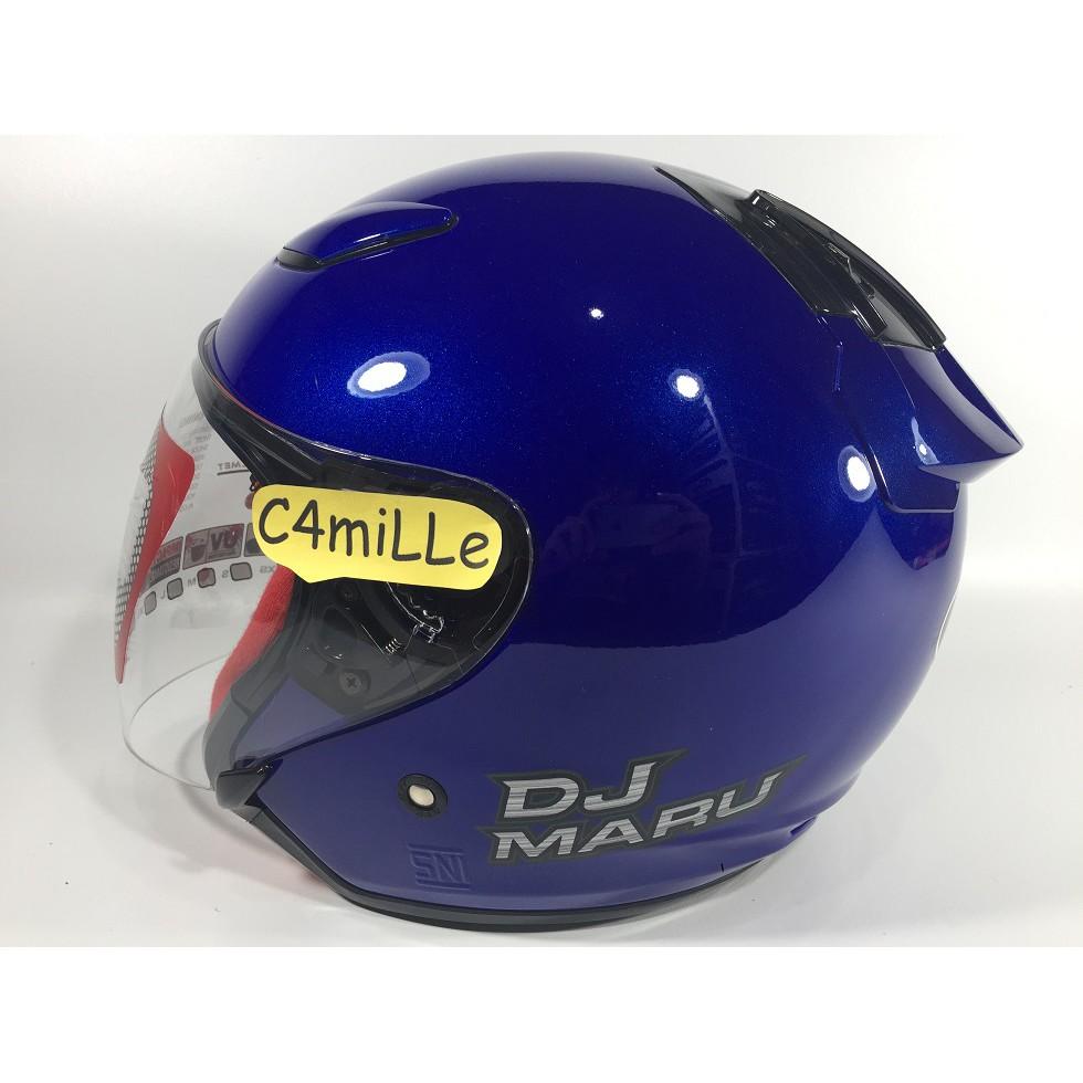 Helm KYT DJ Maru Deep Blue / Biru T4864