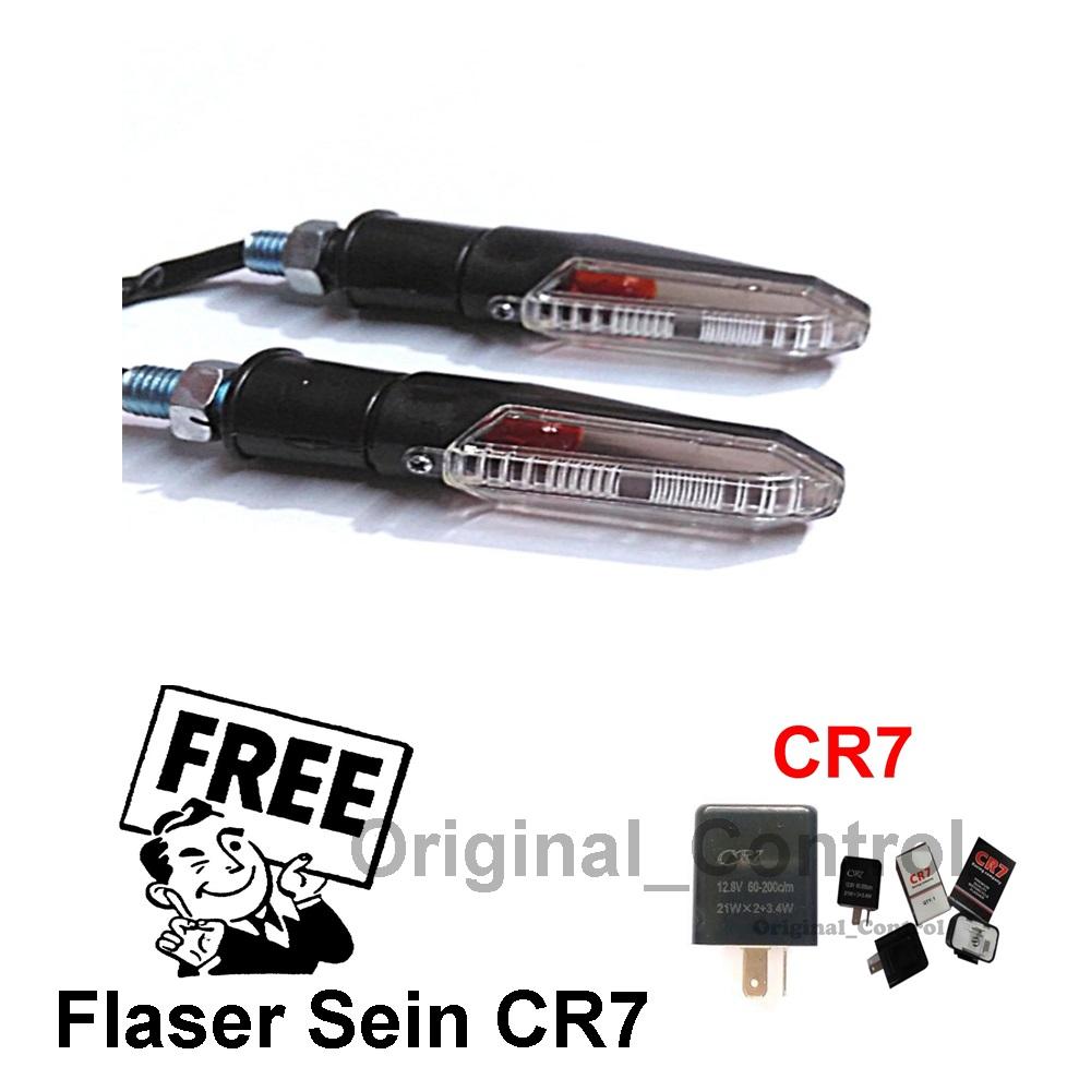 Lampu Sein Model New CB150R / CBR New GMA Universal For motor Sport BONUS Flasher Sein CR7