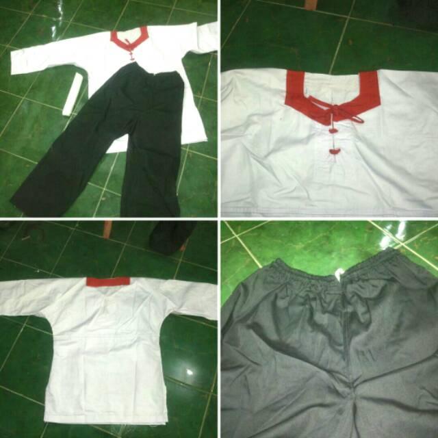 Baju silat merpati putih baju mp pakaian pemula ipsi pencak nusantara
