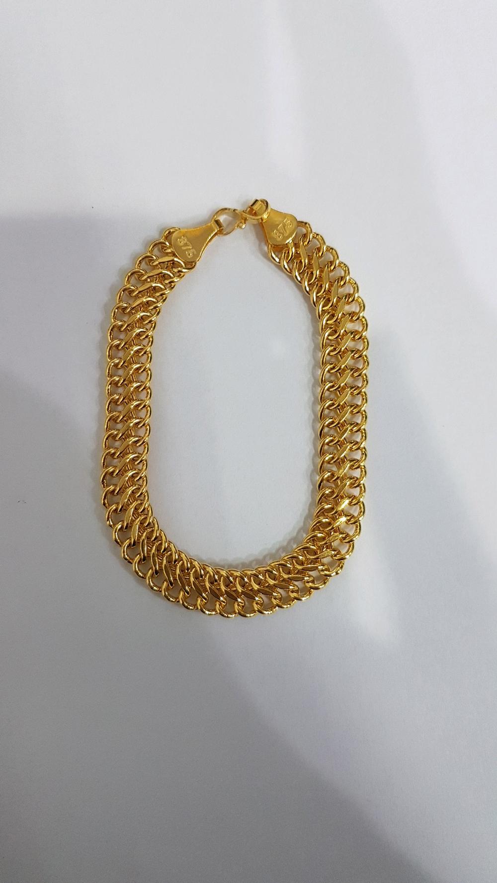 Gelang Emas Asli Kadar 875 Model Holo Super 5 Gram