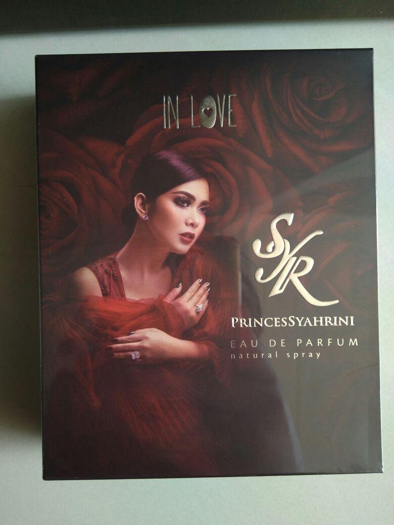 Princes Syahrini In Love Parfum Original 100% - Eau de Parfume - Dengan Liontin Kalung Swarovski SYR (Syahrini) Asli