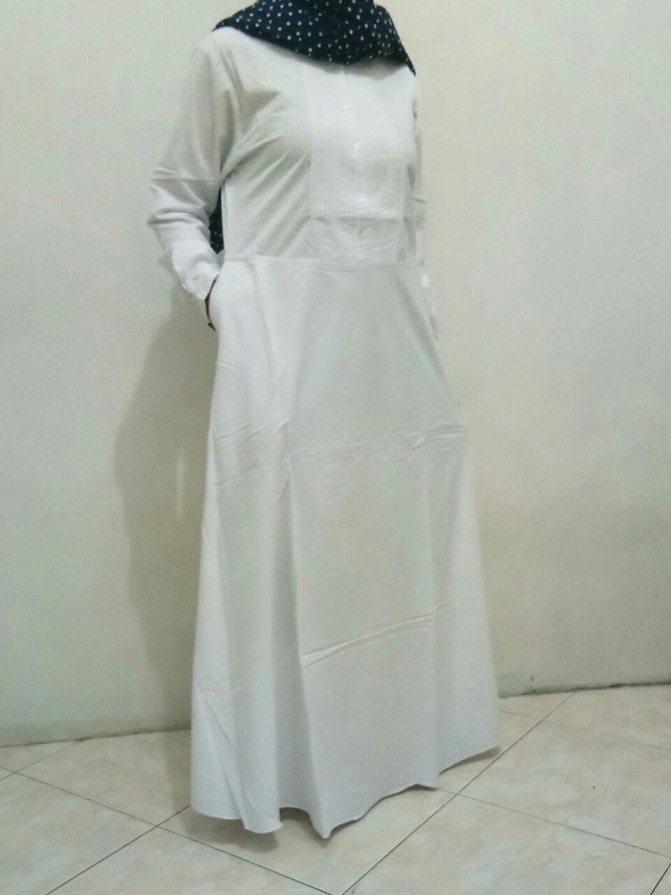 WOW...!!! Gamis cantik dengan bahan katun paris