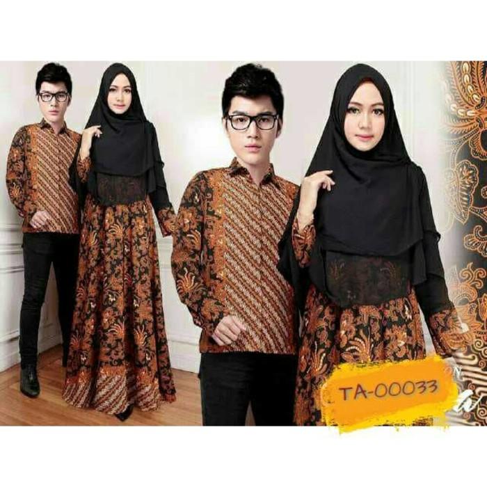 (JNH Shop) TA-00033 Couple Nissa Kaftan Mewah Busana Muslim Pesta Baju Pasangan