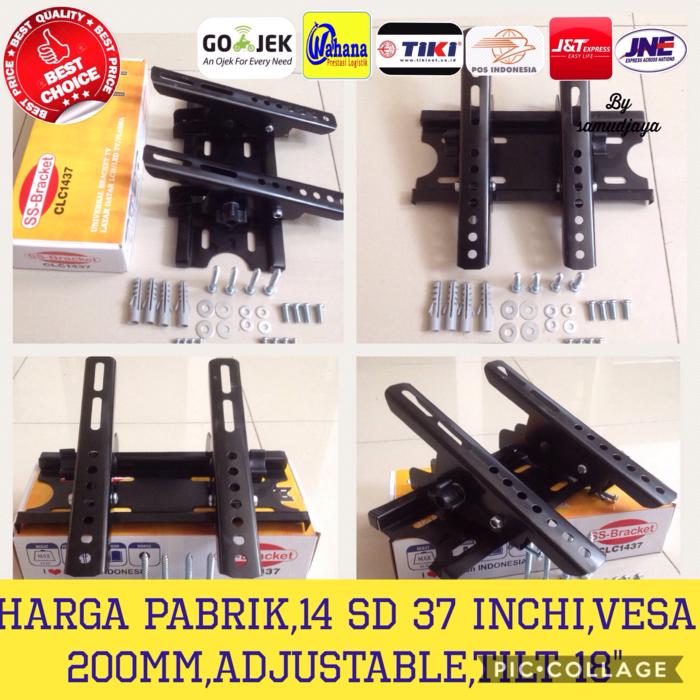 bracket tv lcd/braket tv led/breket lcd 14-37 inchi