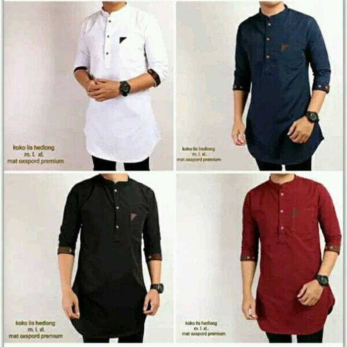 Fashion Muslim / Atasan / Baju Koko Dewasa / kemeja pria koko gamis pakistan / Gamis Pakistan Original