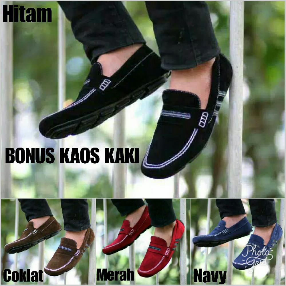 Promo Toko Grosir Diskon big sale Sepatu casual slop moccasin Adidas Uno slip on 4 pilihan model bagus murah berkualitas free Bonus kaos kaki eksklusif Fashion