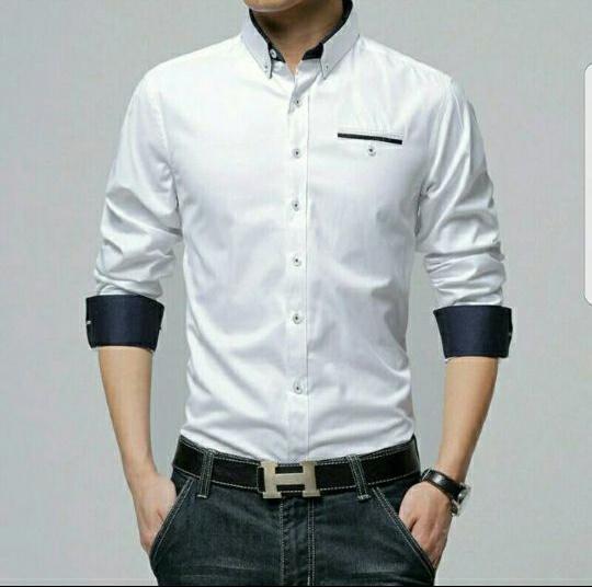 Kiara fashion Kemeja Pria Kemeja Formal Pria Kemeja Casual Pria Baju Pria Atasan Pria Baju Kerja baju murah bagus elegan kemeja allsize fit to L