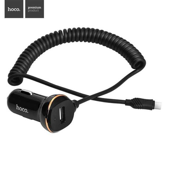 Kabel usb fast charging/Kabel usb type c/Kabel usb male to female/Kabel usb panjang/Kabel usb hardisk/Kabel usb male to male/Kabel usb asus/Kabel usb xiaomi Hoco Charger Mobil 1 USB Port dengan Kabel Micro USB 3.4A - Z14