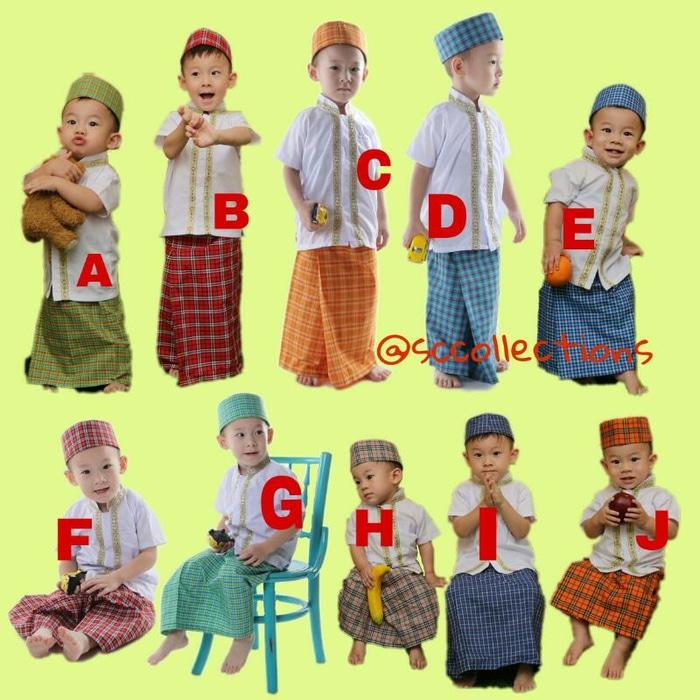 Paket Koko Sarung Peci Instan Anak By Orange