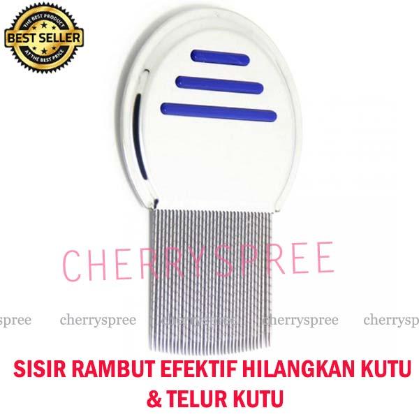 Sisir Rambut Efektif Hilangkan Kutu dan Telur Kutu Bahan Stainless Steel Awet Tahan Lama - 1pc