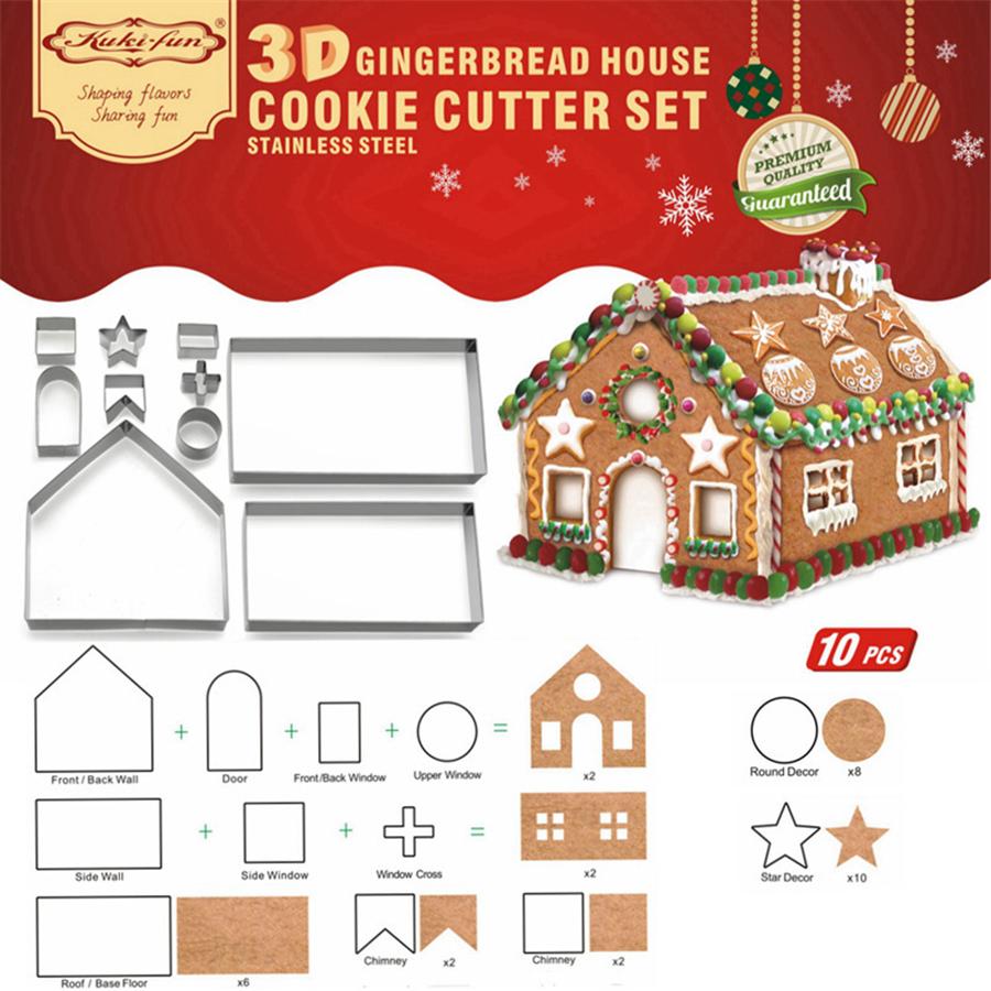 ... Cetakan Cutters Snowflake Biskuit Puding Fondant Mold Alat Kue DIY Xmas NatalIDR100445. Rp 107.842. Stainless Steel 3D Gingerbread House Cookie ...