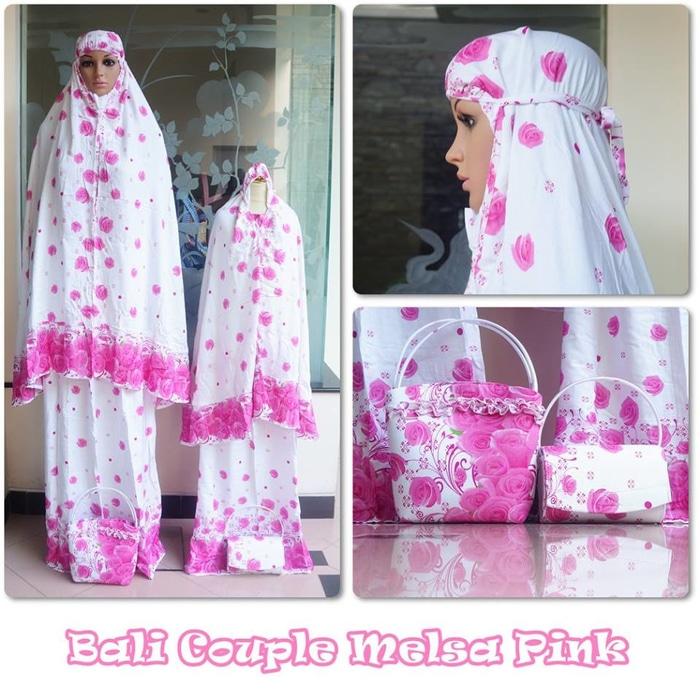 Mukena Couple Bali Melsa Pink