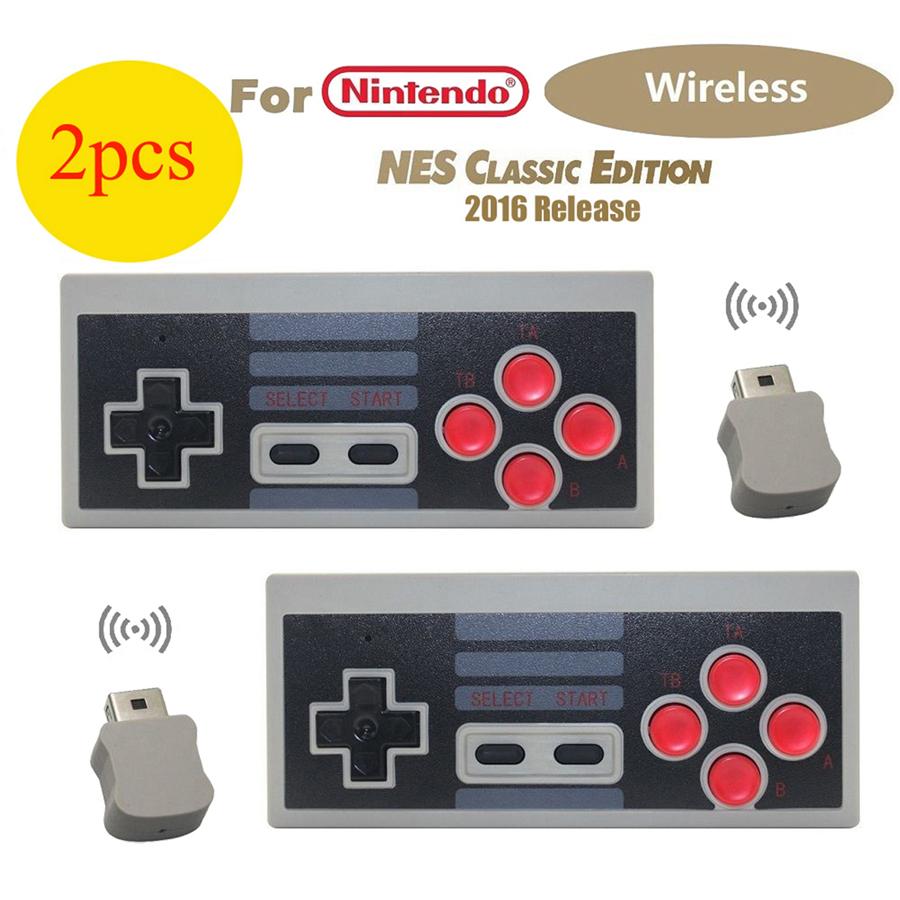 >> SO SÁNH GIÁ GAME AAA | Shopee Lazada Sendo Tiki 48 2 Pcs Wireless Controller Gamepad for Nintendo Mini Classic Edition NES Console AAA Batteries Power