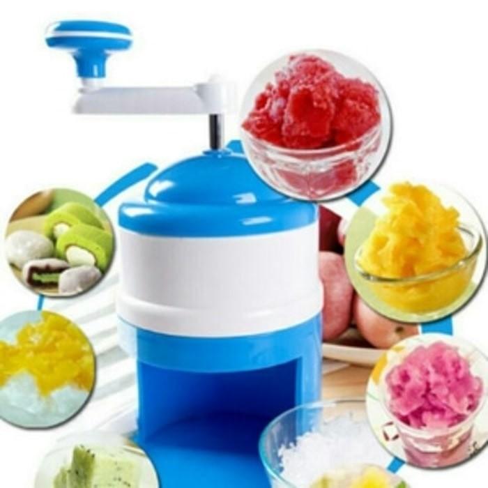 Snow Cone Ice Machine Alat Serut Es Manual Mesin Parut Mini Es Campur - Bihxxo