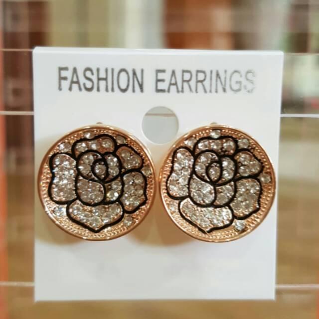 Anting Swarovski Premium/Anting Pesta/Anting Titanium