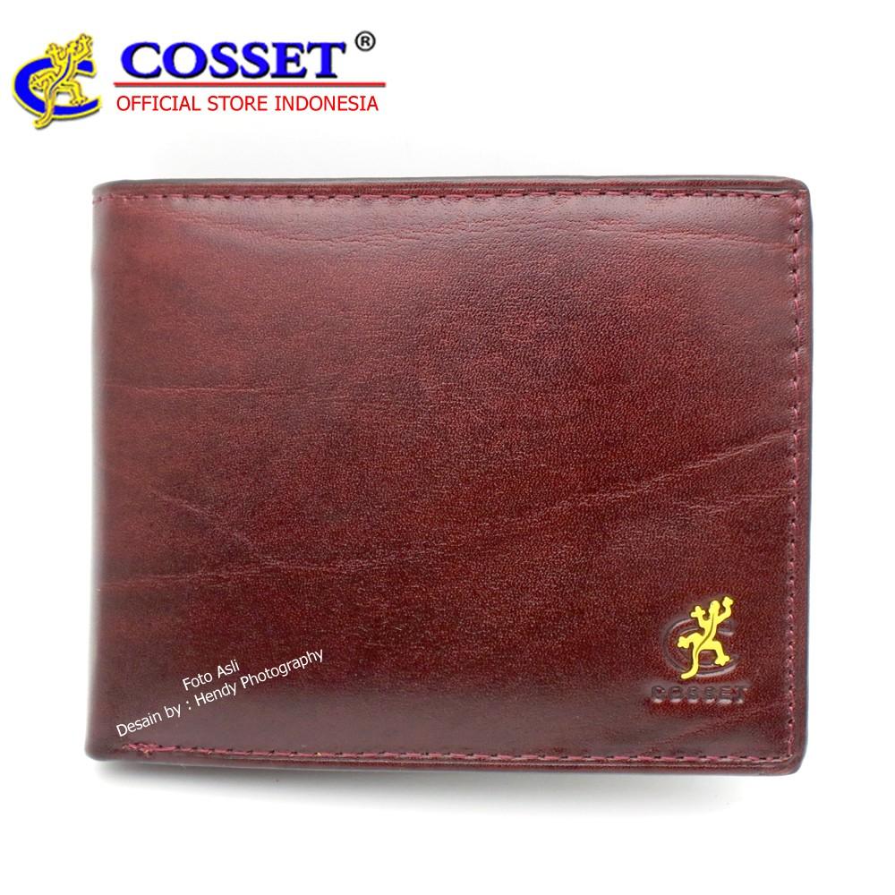 Dompet Tidur Pria Kulit Asli Import Termurah - Cosset UK MUNO Maroon