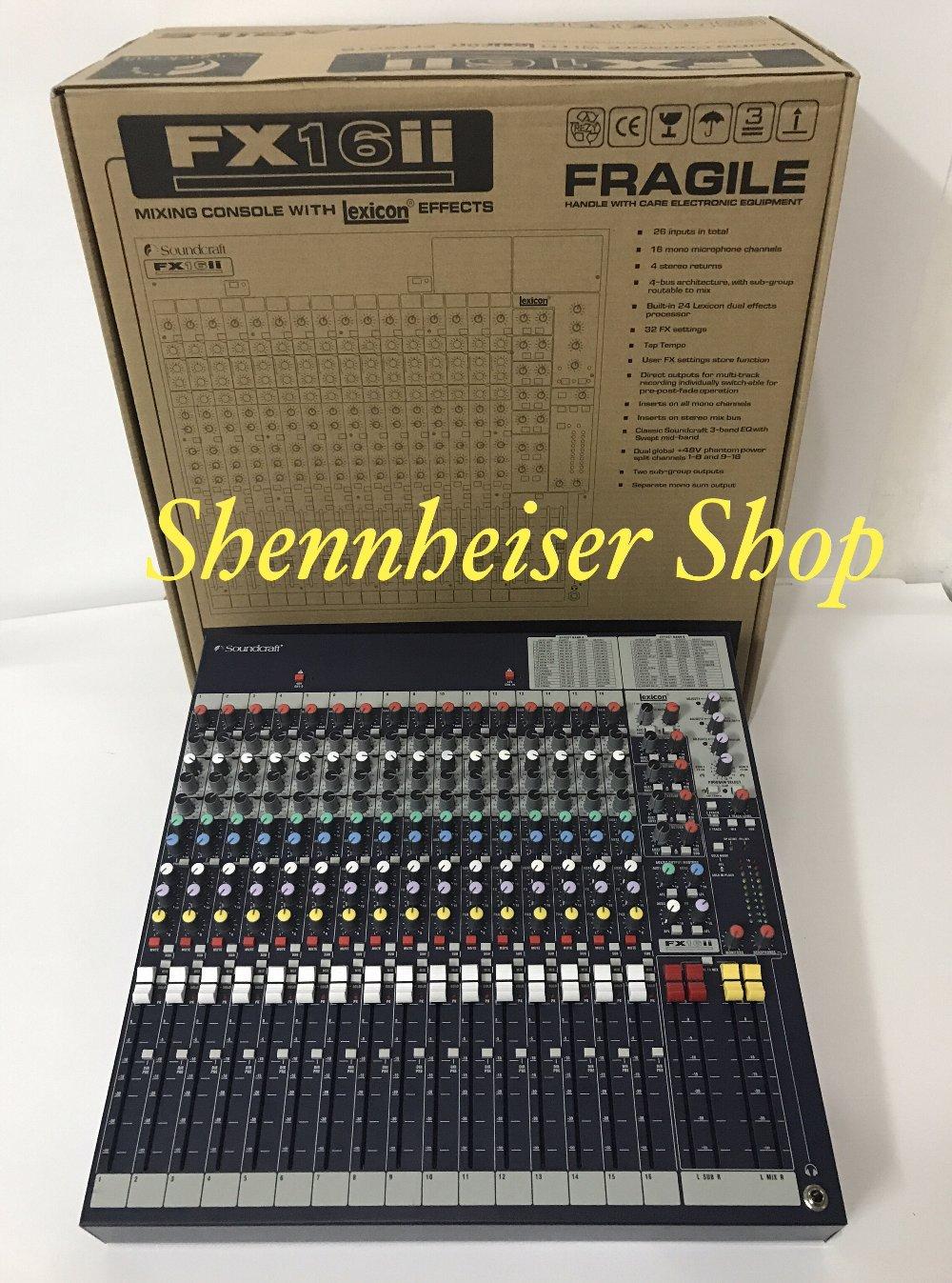 Soundcraft アナログミキサー 16チャンネル fx16ii 現状品
