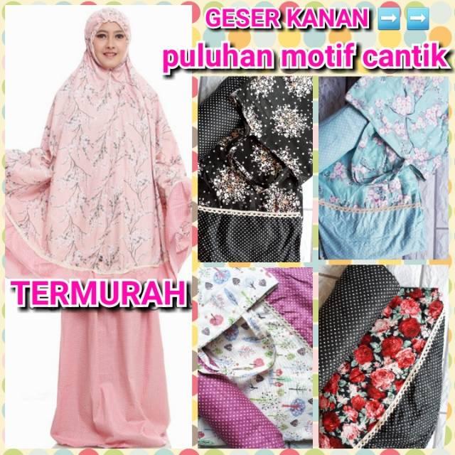 Mukena katun jepang original murah mukena shabby oleh oleh umroh haji grosir mukena tanah abang ecer