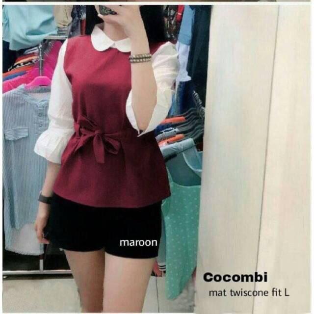 MF Cocombi Blouse Kemeja Casual 