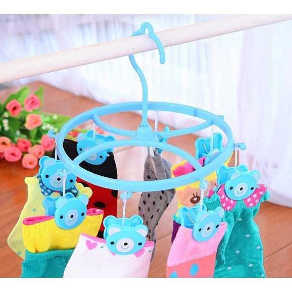 Gantungan Kaos Kaki Celana Bayi Lucu / Hanger Gantung Kartun - X129 Murah