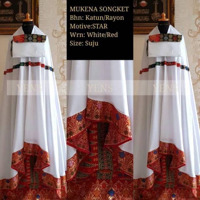 mukena Bali Songket Prada Yens