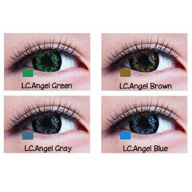 Softlens Living Color Angel 2 Tone (Brown) Murah