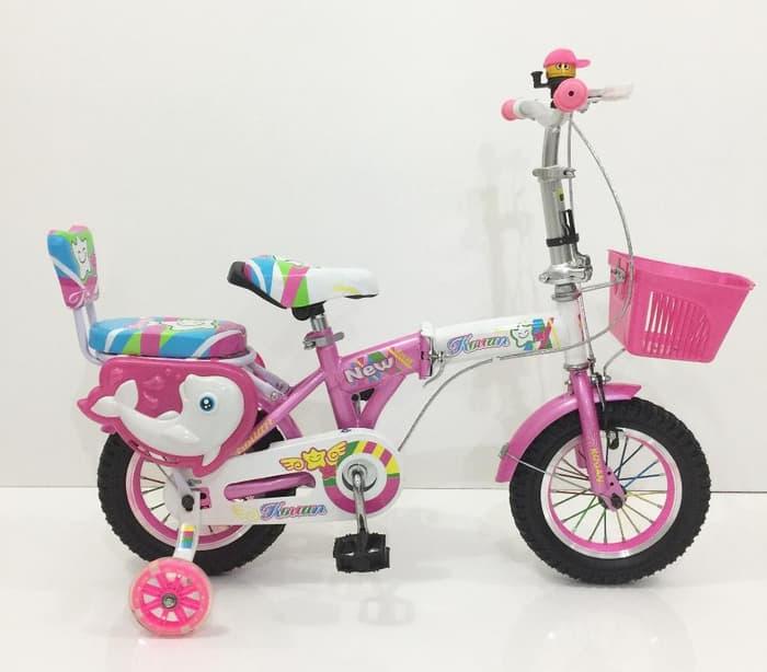 BEST SELLER!!! Sepeda Lipat Anak 12 LKF121 Untuk Anak Perempuan - wtf0EW