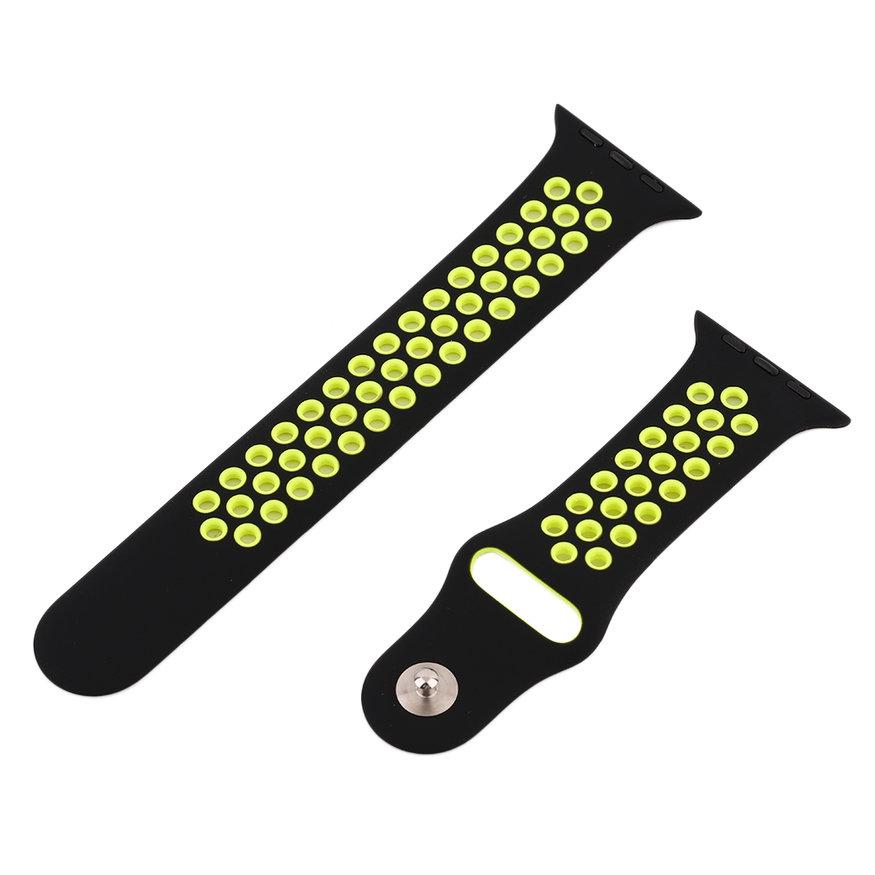 UINN 42MM Dual Color Silicone Watch Band Adjustable For Apple Watch For NIKE