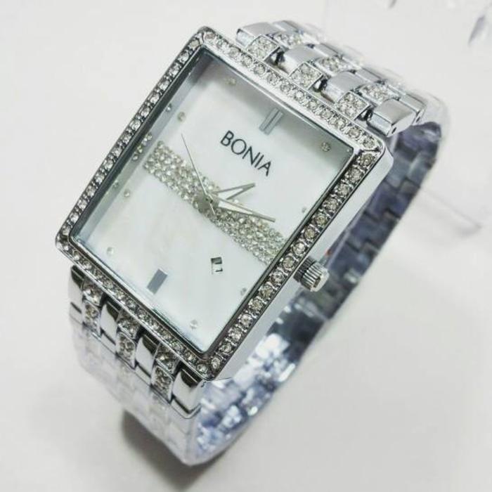 PROMO TERBATAS!!! Jam Tangan Wanita Bonia 5119 Silver Terbaru Murah