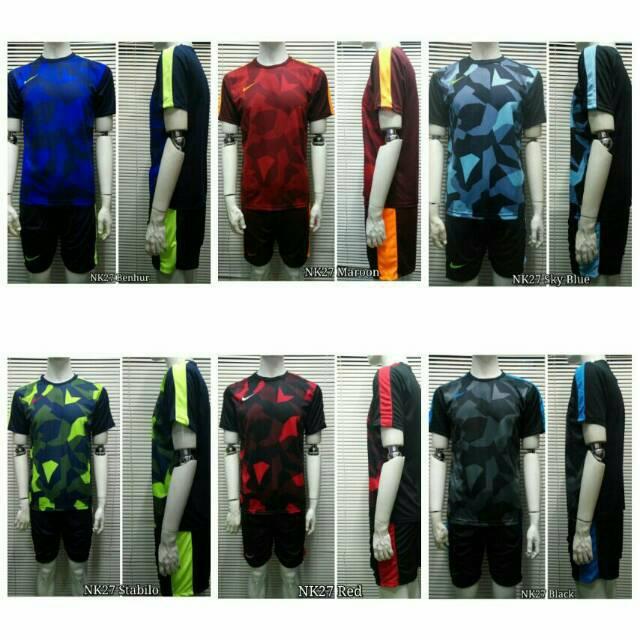 Baju Kaos Setelan Olahraga Futsal / Sepak Bola Nike NK27