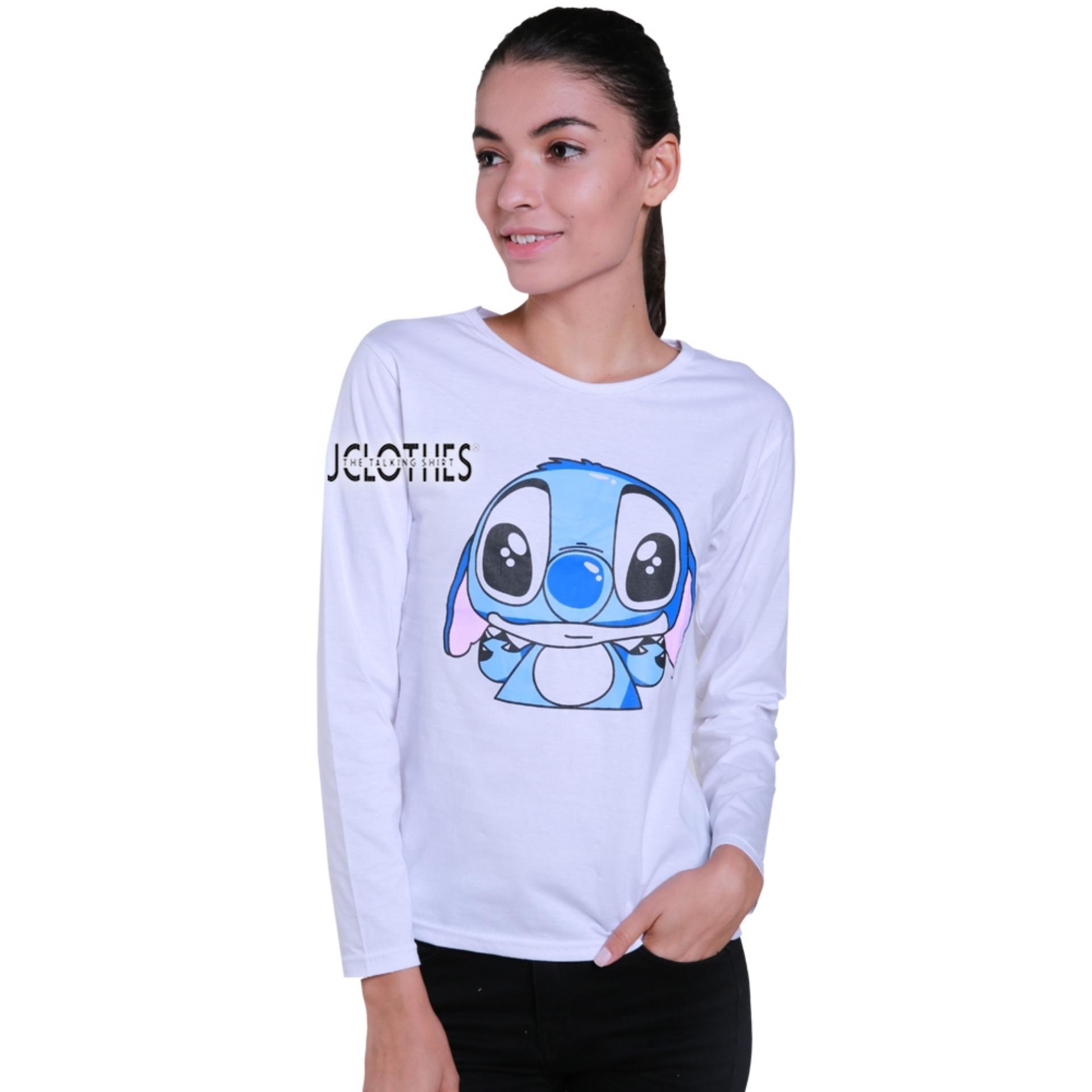 Detail Gambar Tumblr Tee Lengan Panjang / Kaos Wanita Lengan Panjang Stitch Terbaru