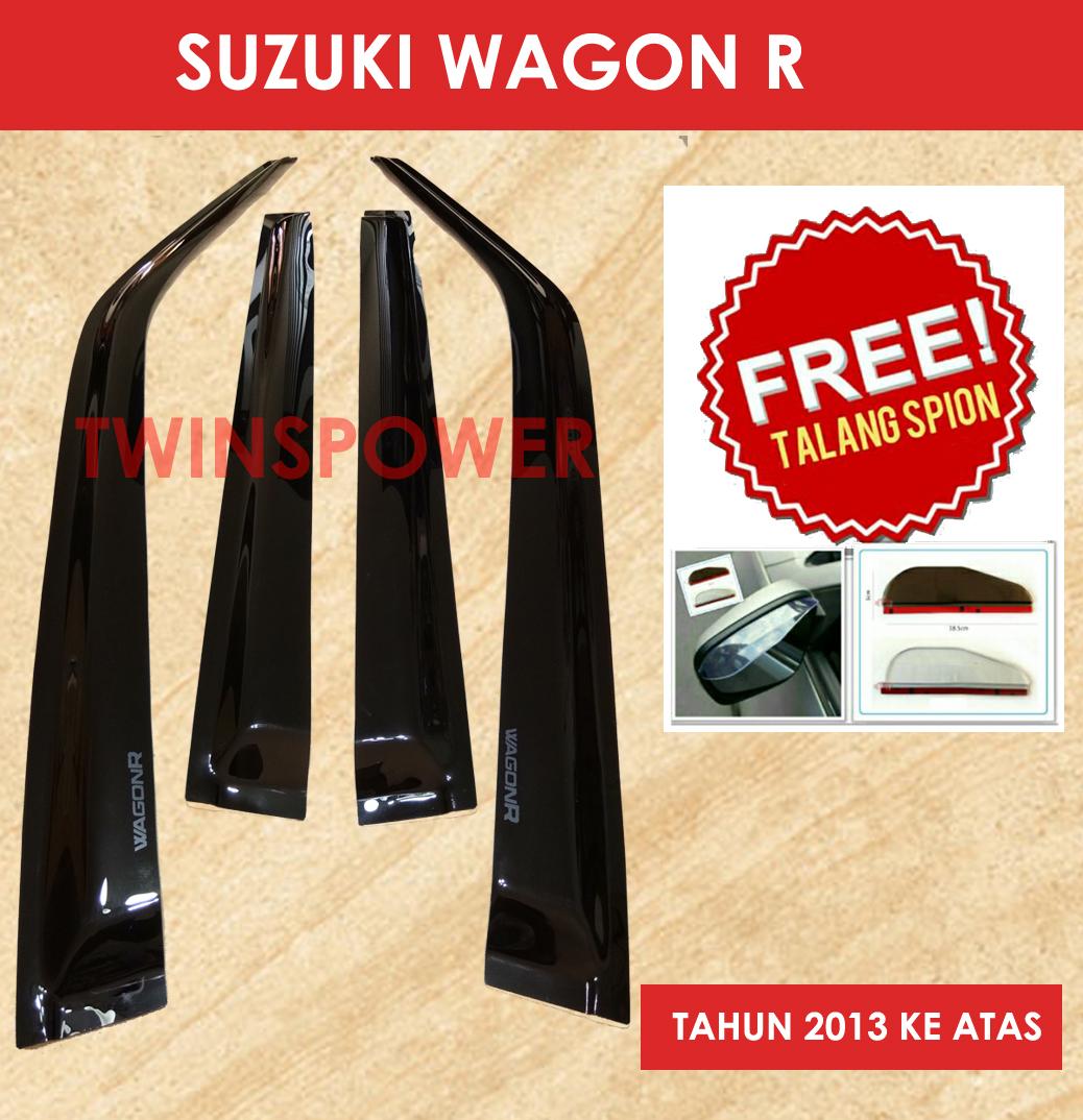 Talang Air Mobil Suzuki Karimun Wagon R + FREE Talang Spion