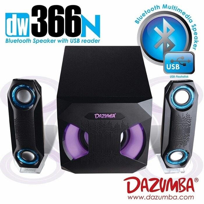 Speaker Dazumba Aktif Portable DW366N Bluetooth Subwoofer BASS