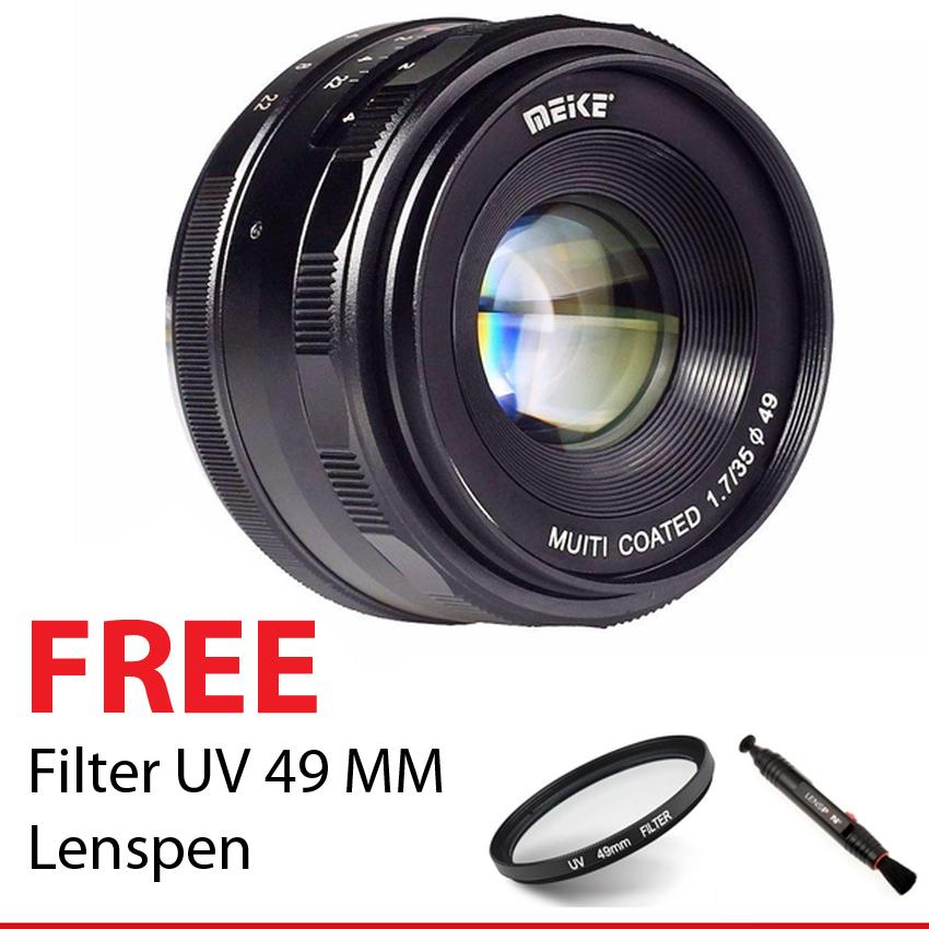Meike Mk35mm F1.7 Manual Focus Lensa For Fujifilm XMount XA1A2