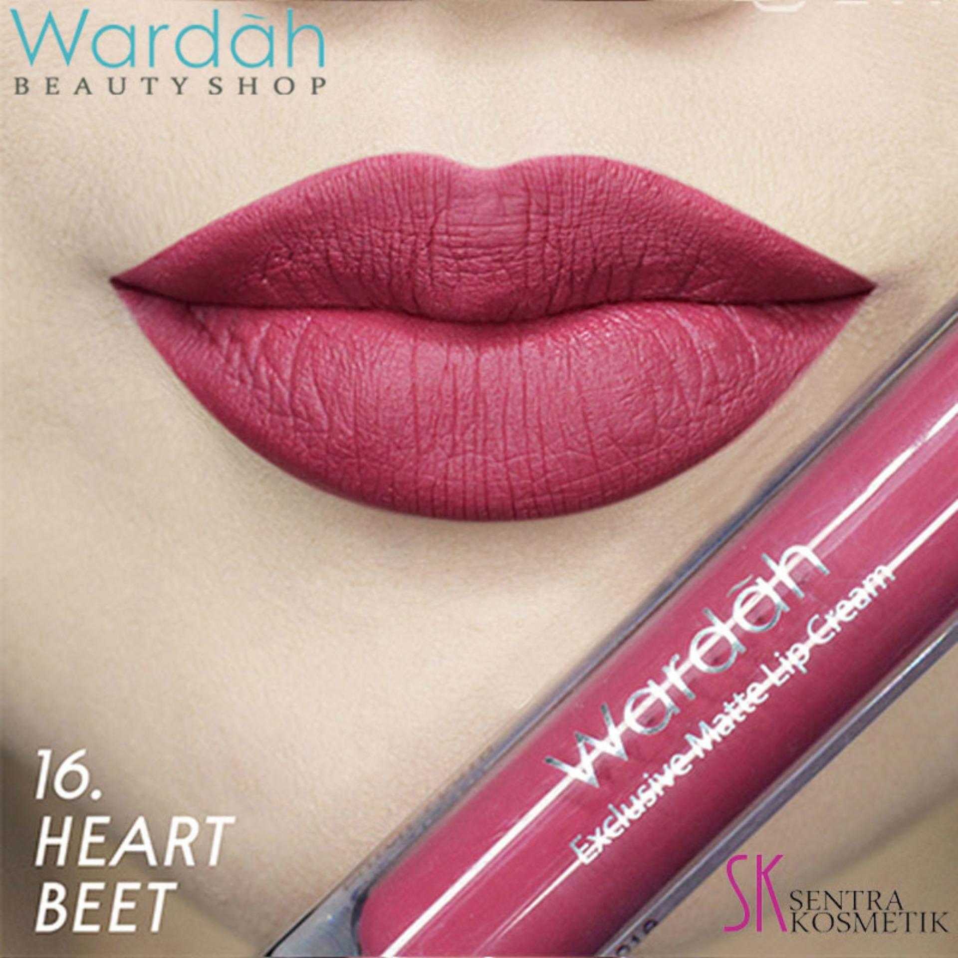 Wardah Exclusive MATTE LIP CREAM 16 - HeartBeet