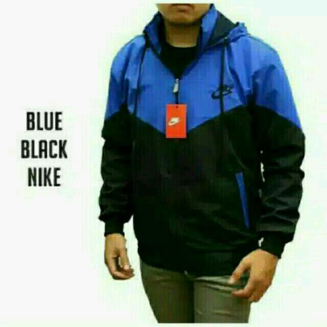 jaket parasut jumbo windrunner nike biru