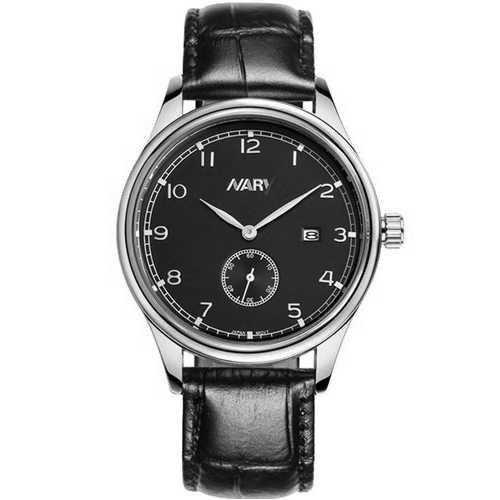 Best Seller!!! Nary Jam Tangan Analog Retro Strap Kulit - 1902 Original Asli Murah