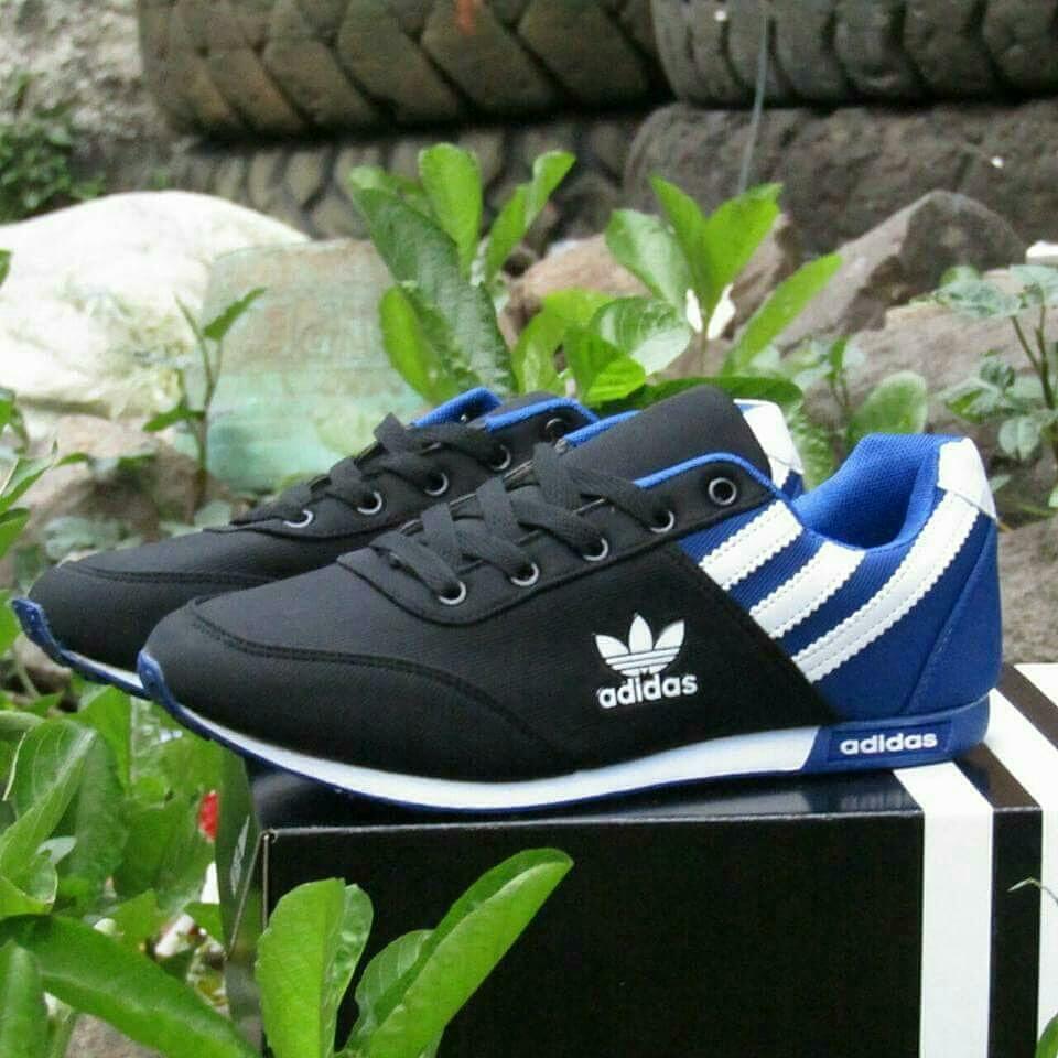 Sepatu Adidas Neo City Black Blue Import Quality uk 40-45
