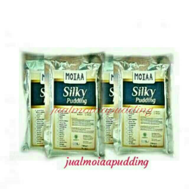 Moiaa Premix Silky Pudding 200Gr Bubuk Pudding Sutra Lembut Enak Halal Murah Depok Bali Tangerang