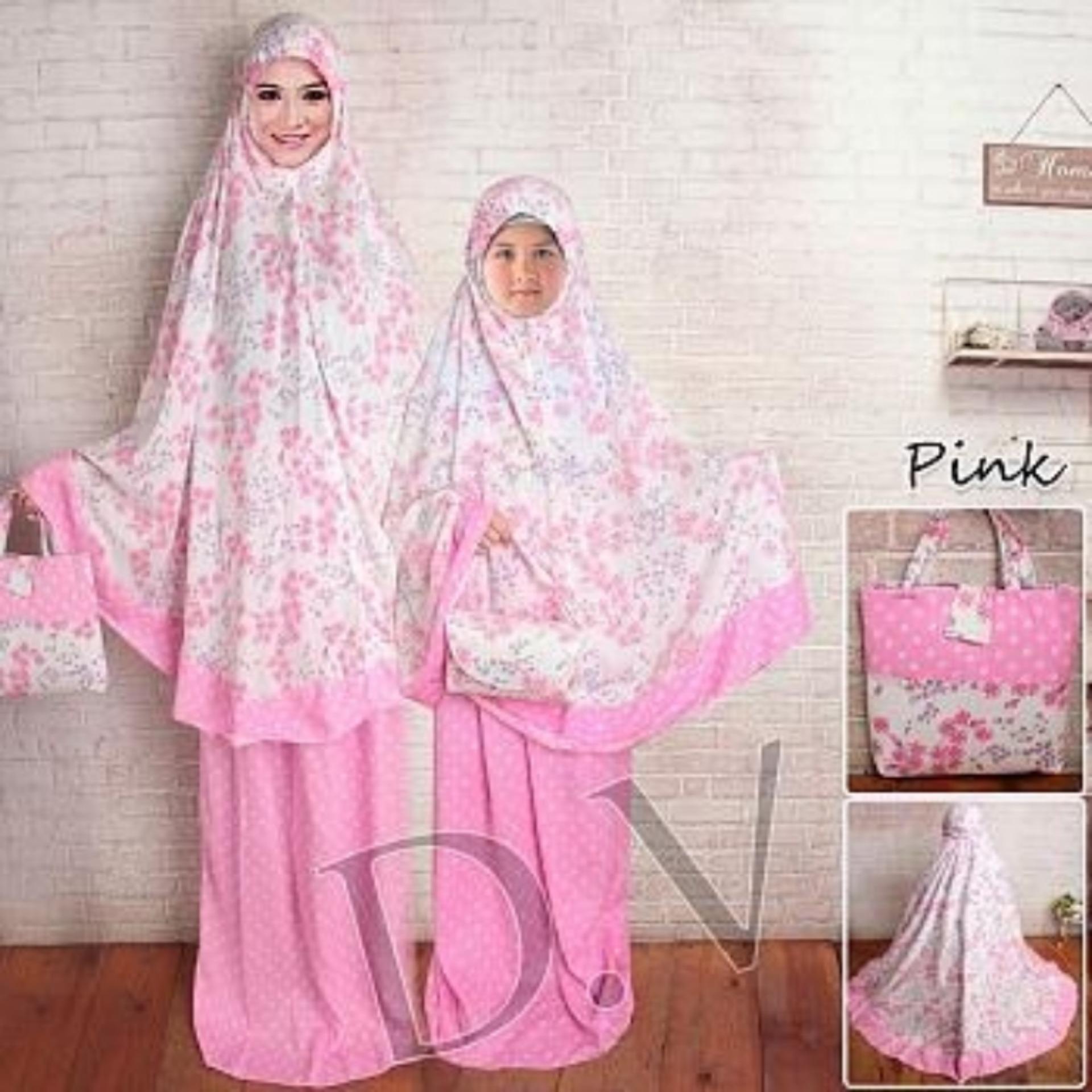 Vrichel - Mukenah / Hijab / Gamis / Syari / Mukenah Cantik Couple Ibu Dan Anak Maira