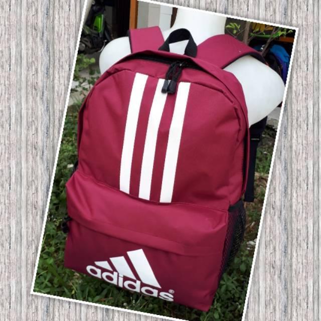 HARGA KHUSUS!!Tas Adidas Jansport Coklat Tas Sekolah Tas Punggung Tas Cewek Cowok FREEONGKIR