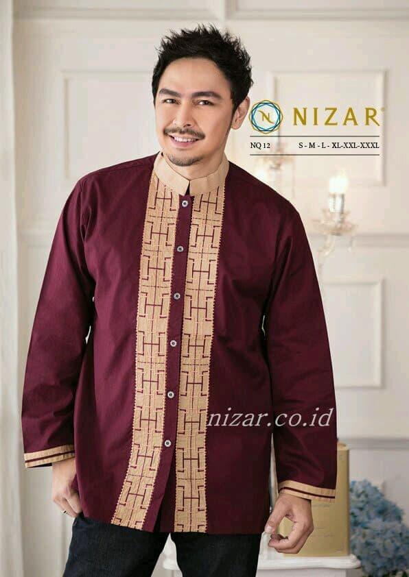 Baju Koko Nizar Bordir Original NQ12