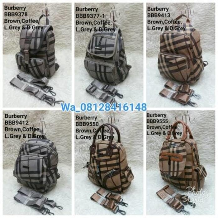 TAS RANSEL BURBERRY SEMI PREMIUM MURAH - E7UvRT