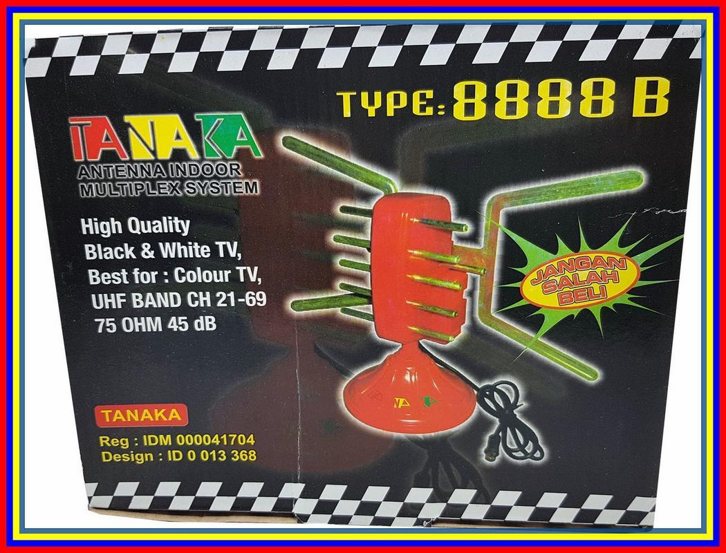 Antena Indoor Multiplex System Uhf Dan Vhf Merk Tanaka 8888B