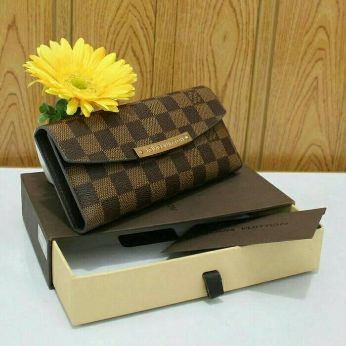 DOMPET LV LOUIS VUITTON WANITA SUPER IMPORT - gU03cB