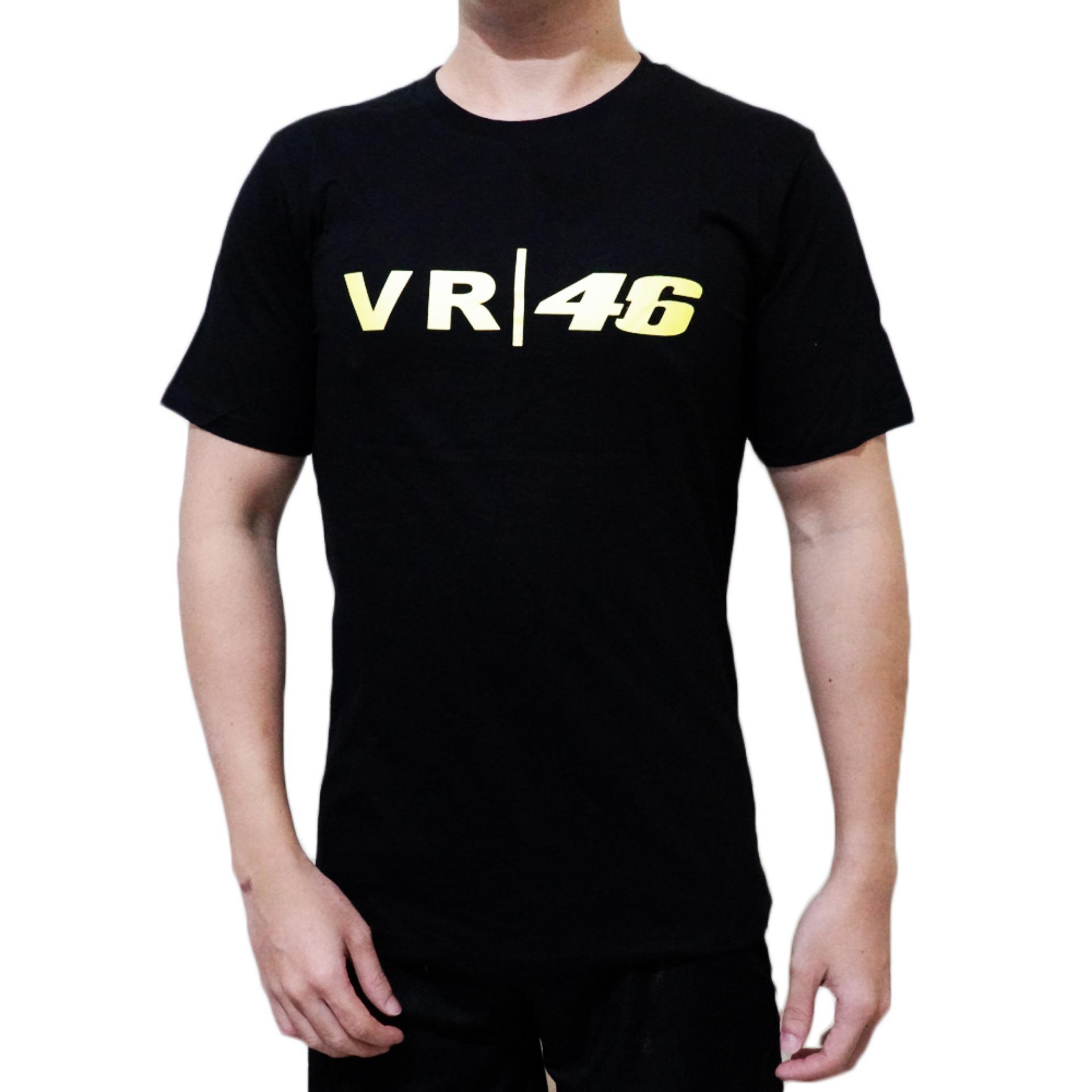 Vanwin - Kaos T-Shirt Distro / kaos Pria / Tshirt Pria / Distro Pria / Baju Pria Premium Moto GP VR 46 - Hitam